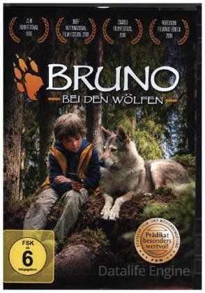 Bruno bei den Wölfen poster