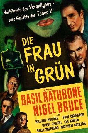 Die Frau in Grün poster