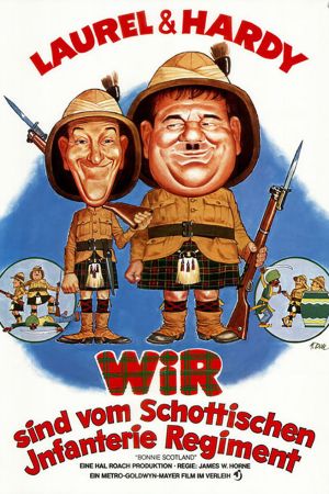 Dick und Doof - Wir sind vom schottischen Infanterie-Regiment poster